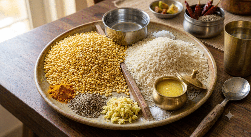 दाल-चावल की सादी खिचड़ी